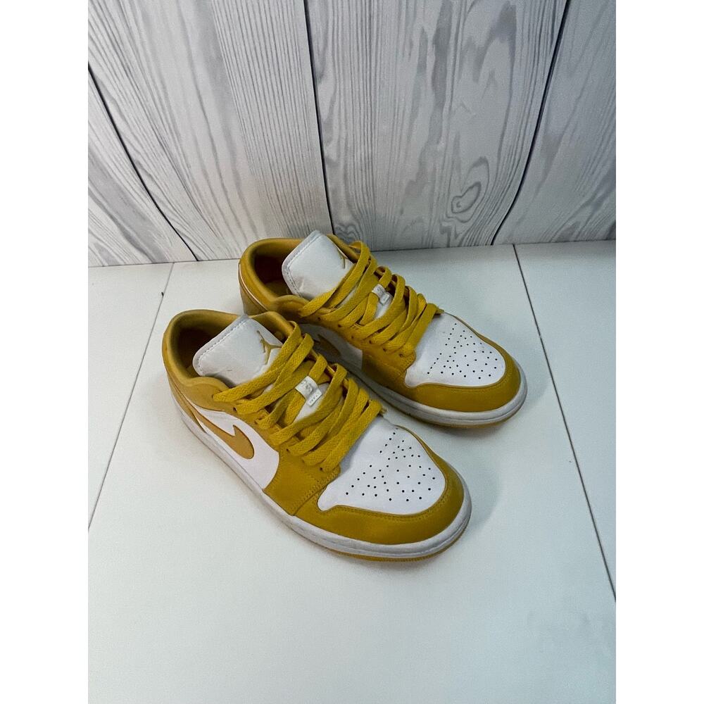 Nike Yellow and White Athletic Shoes